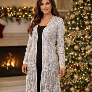 All That Glitters Duster - SILVER